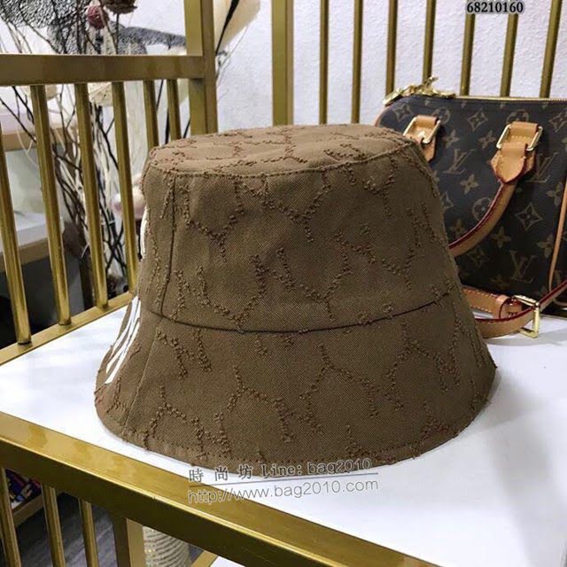 NY男女同款帽子 MLB做舊刺繡漁夫帽遮陽帽  mm1448